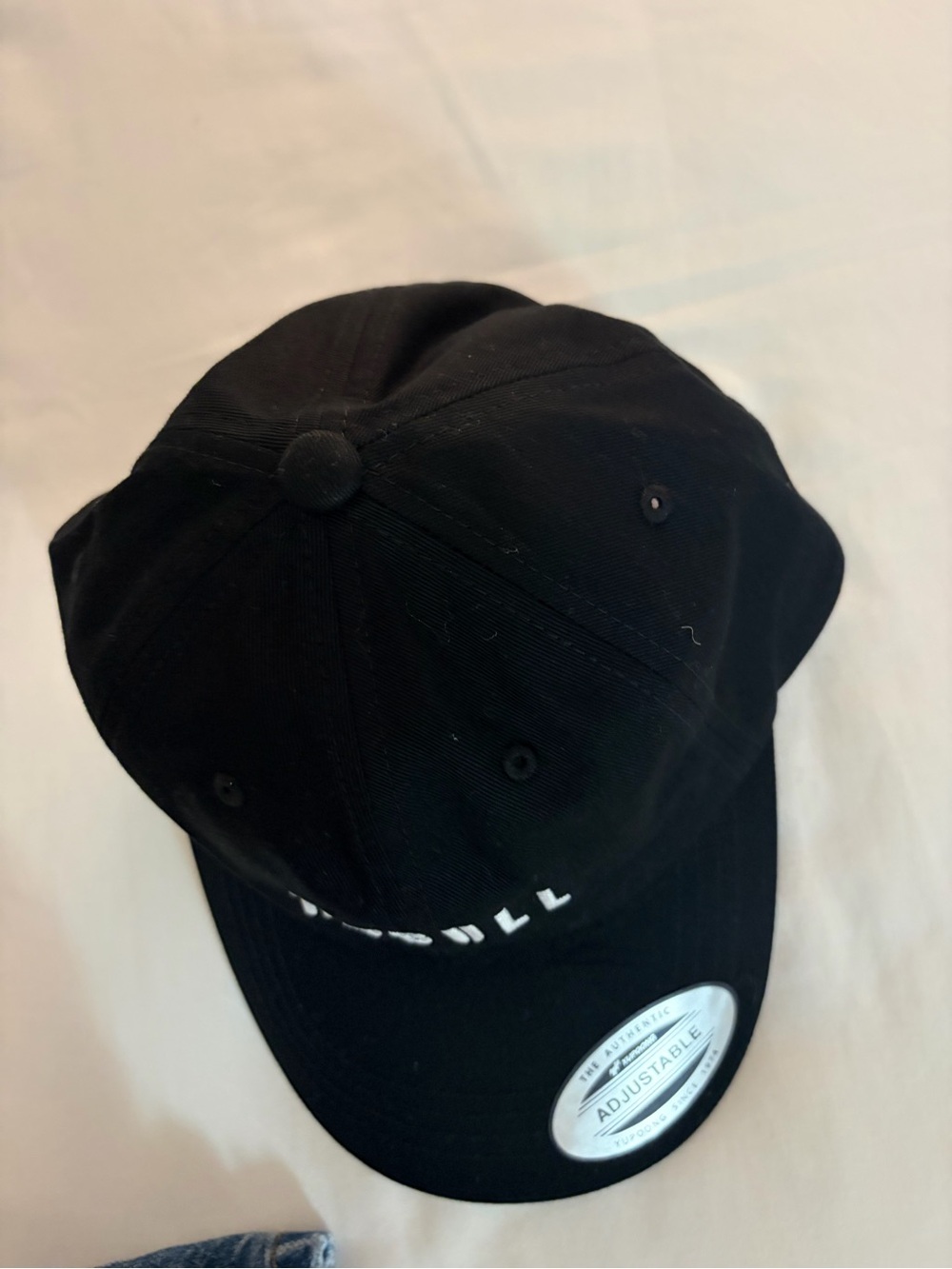 NOBULL unisex Black Baseball Cap with White Embroidered Logo(new) - Picture 4 of 5